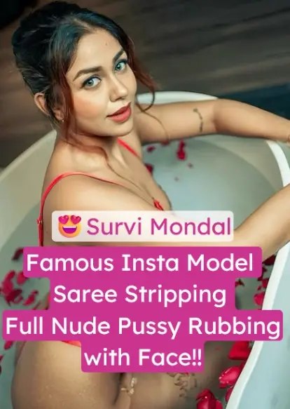 Survi Mondal Nude Saree Strip, Boobs and Pussy Exposed